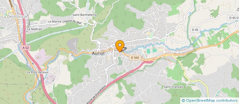 localisation de l'entreprise CLUB DE LECTURE DU LORIOT  AURIOL