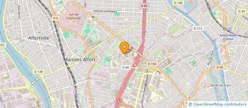 localisation de l'entreprise CLUB DE LECTURE - MIEUX CONNAITRE  MAISONS-ALFORT