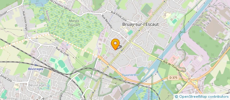 localisation de l'entreprise CLUB DE LOISIRS D'ENTRAIDE ET DE SOLIDARITE LEO LAGRANGE à BRUAY-SUR-L'ESCAUT