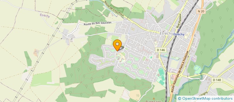 localisation de l'entreprise CLUB DE LOISIRS DES ELEVES DU ROUSSAY (CLER) à ETRECHY