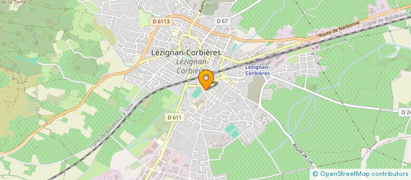 localisation de l'entreprise CLUB DE LOISIRS DU MOULIN à LEZIGNAN-CORBIERES
