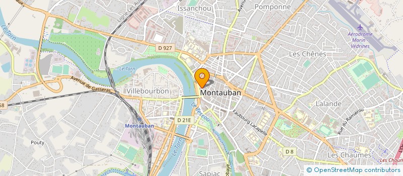 localisation de l'entreprise CLUB DE LOISIRS LEO LAGRANGE  MONTAUBAN