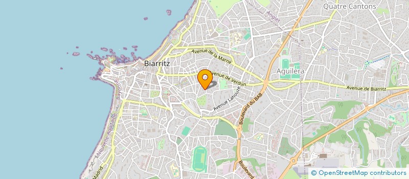localisation de l'entreprise CLUB DE LOISIRS POUR JEUNES à BIARRITZ