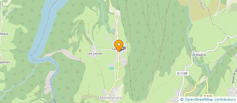 localisation de l'entreprise CLUB DE LOISIRS POUR TOUS DU MONTEYNARD  MONTEYNARD