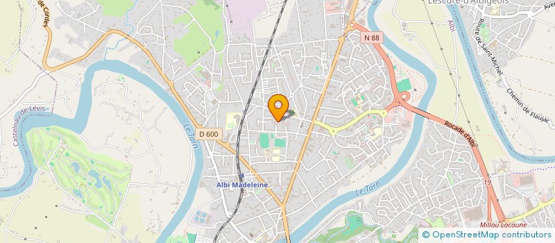 localisation de l'entreprise CLUB DE LUTTE ALBIGEOIS à ALBI