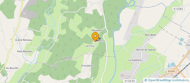 localisation de l'entreprise CLUB DE LUTTE DE LAGORCE à LAGORCE