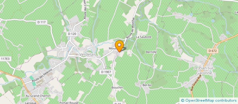 localisation de l'entreprise CLUB DE LUTTE DE LANGON  SAINT-MAIXANT