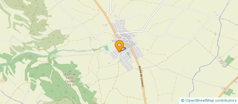 localisation de l'entreprise CLUB DE MAJORETTES ET POMPONS DE BRAM-LES FRIPOUILLES  VILLASAVARY