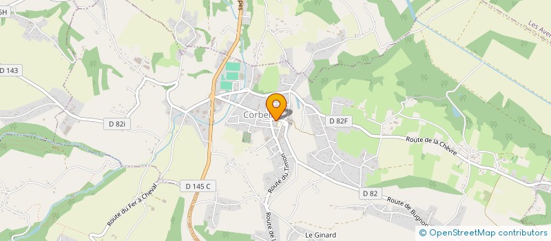 localisation de l'entreprise CLUB DE MAQUETTES DE CORBELIN, NORD ISERE ET AVANT PAYS SAVOYARD  CORBELIN