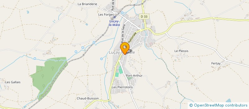 localisation de l'entreprise CLUB DE MARCHE DE LUCAY-LE-MALE à LUCAY-LE-MALE