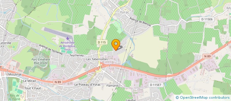 localisation de l'entreprise CLUB DE MARCHE ET DE RANDONNEE YVRAC  YVRAC