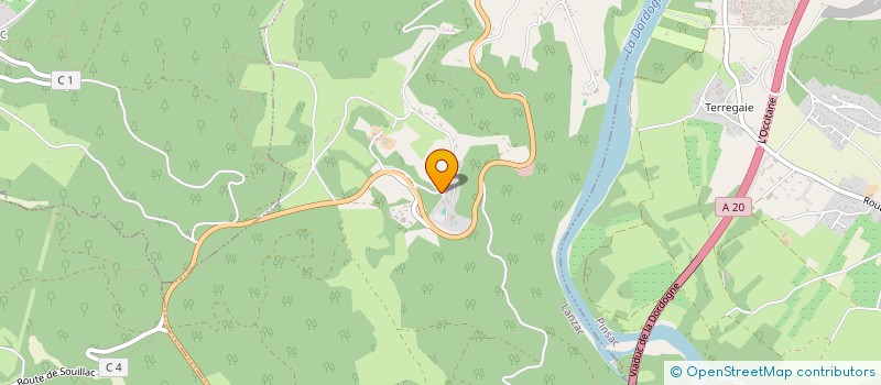 localisation de l'entreprise CLUB DE MERIGOU  LANZAC