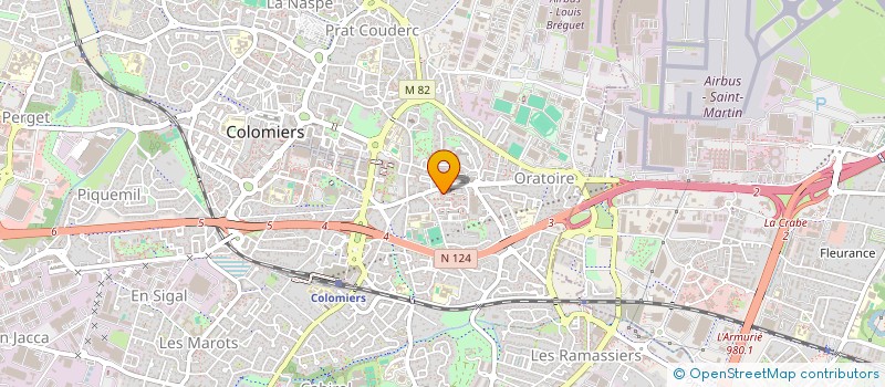 localisation de l'entreprise CLUB DE MICRO-MINERALOGIE DE COLOMIERS (CMMC) à COLOMIERS