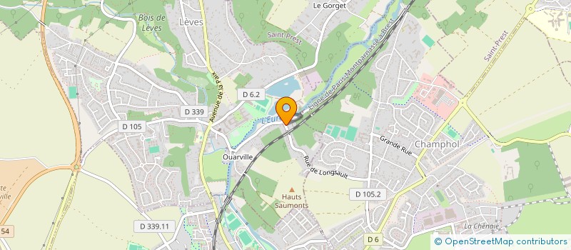 localisation de l'entreprise CLUB DE MODELISME DU PAYS CHARTRAIN à LEVES
