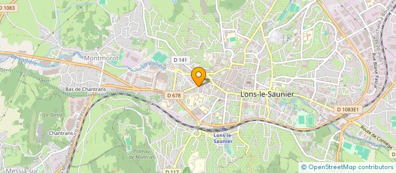 localisation de l'entreprise CLUB DE MODELISME LEDONIEN à LONS-LE-SAUNIER