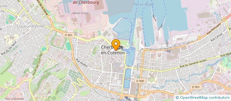 localisation de l'entreprise CLUB DE MODELISME NAVAL ROGER DELAROCQUE  CHERBOURG-EN-COTENTIN