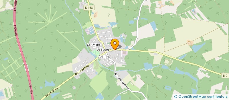 localisation de l'entreprise CLUB DE MUSCULATION D' ARDON  ARDON