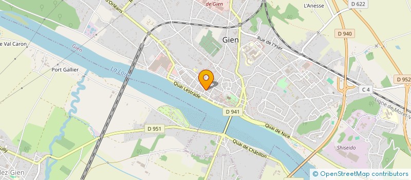 localisation de l'entreprise CLUB DE MUSCULATION DE GIENNOIS à GIEN