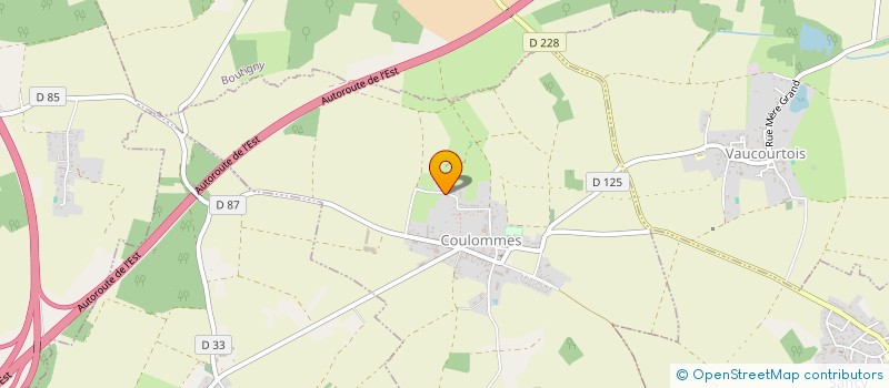 localisation de l'entreprise CLUB DE NAGINATA - PAYS DE BRIE  COULOMMES