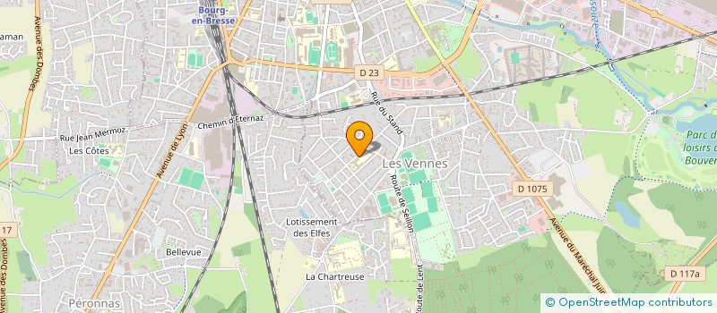 localisation de l'entreprise CLUB DE NATATION DE BOURG à BOURG-EN-BRESSE
