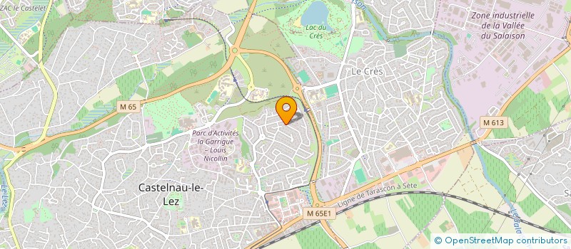 localisation de l'entreprise CLUB DE PALMES DE MONTPELLIER à CASTELNAU-LE-LEZ