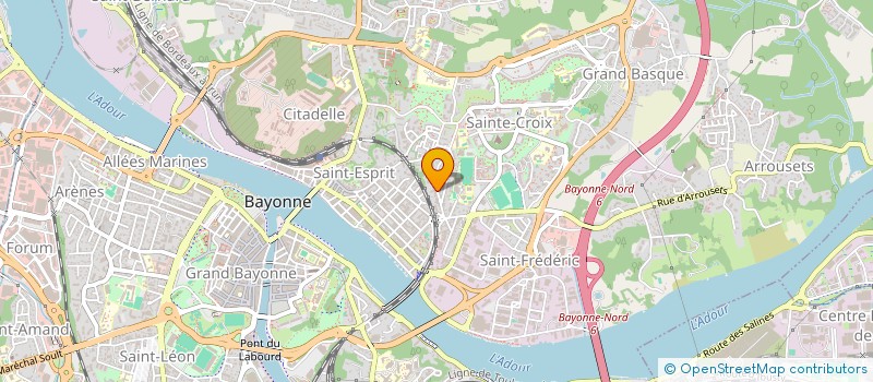 localisation de l'entreprise CLUB DE PARAPENTE HAIZE HEGOA à BAYONNE