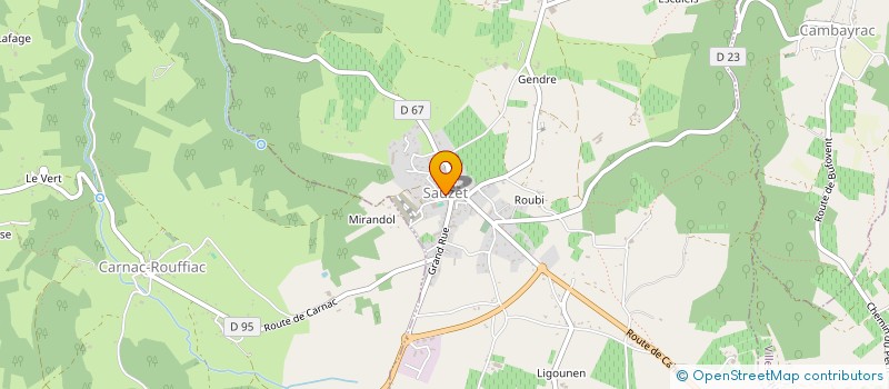 localisation de l'entreprise CLUB DE PATCHORK  CASTELFRANC