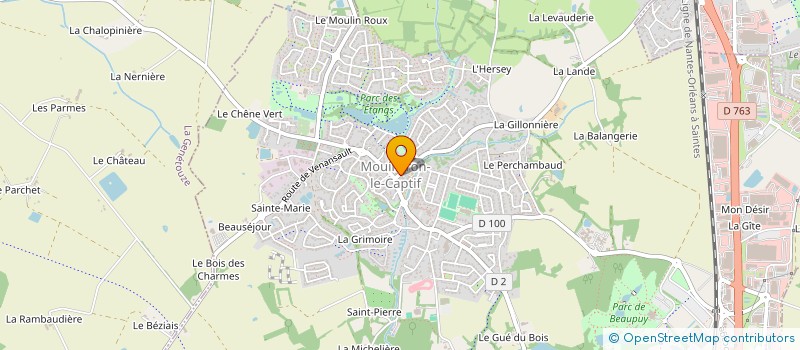 localisation de l'entreprise CLUB DE PATINAGE SUR ROULETTES MOUILLERONNAIS à MOUILLERON-LE-CAPTIF