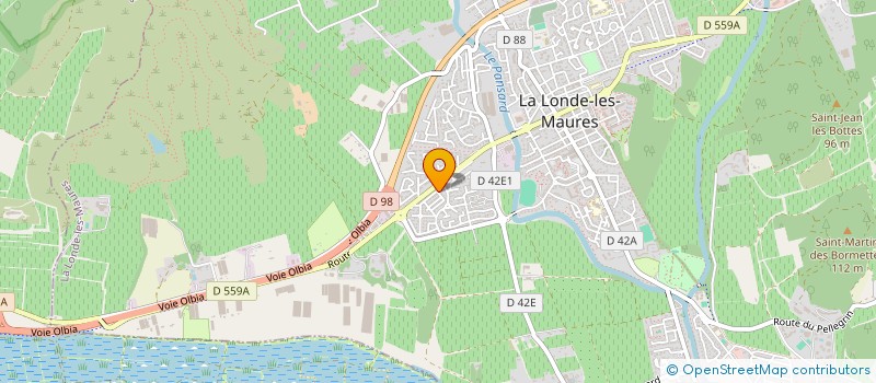 localisation de l'entreprise CLUB DE PECHE LONDAIS LEI PESCADOU  LA LONDE-LES-MAURES