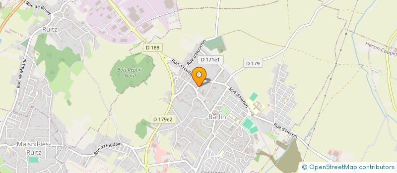 localisation de l'entreprise CLUB DE PEINTURE LEO LAGRANGE à BARLIN