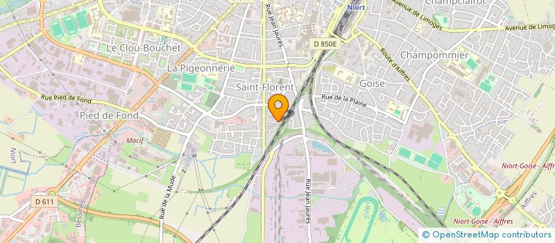 localisation de l'entreprise CLUB DE PEINTURE SUR SOIE DE CHAURAY à NIORT