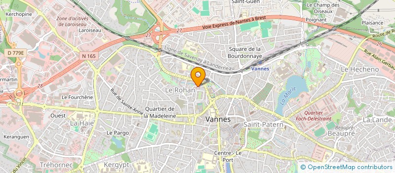 localisation de l'entreprise CLUB DE PEN MUR  VANNES