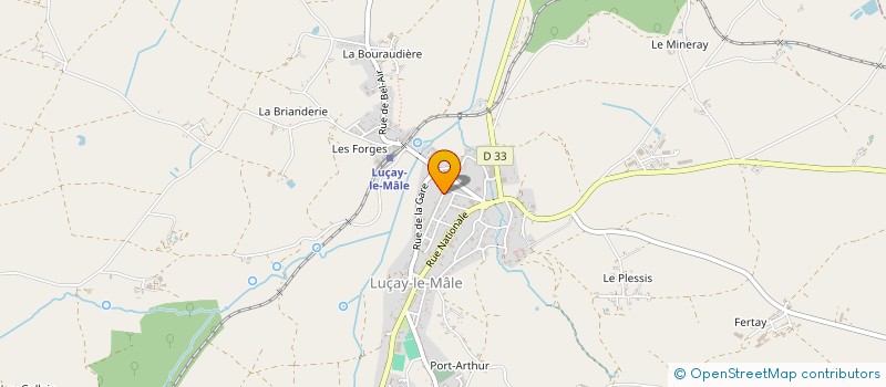 localisation de l'entreprise CLUB DE PETANQUE DE LUCAY LE MALE à LUCAY-LE-MALE
