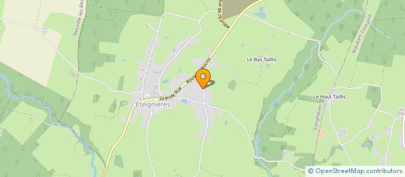 localisation de l'entreprise CLUB DE PETANQUE DES COCHONNETS  ETEIGNIERES