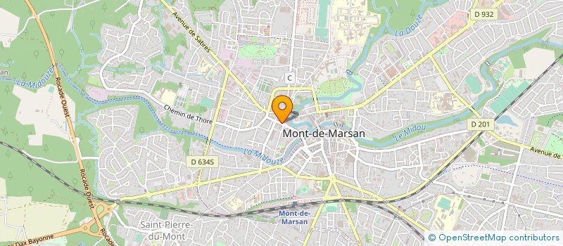 localisation de l'entreprise CLUB DE PETANQUE MANOUCHES GAGJE à MONT-DE-MARSAN