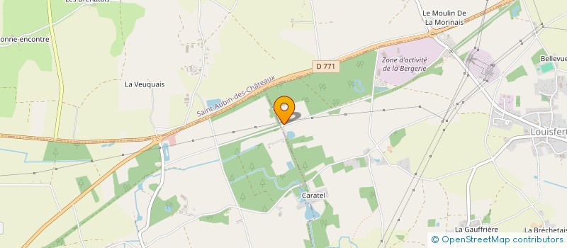 localisation de l'entreprise CLUB DE PLONGEE CASTELBRIANTAIS  CHATEAUBRIANT