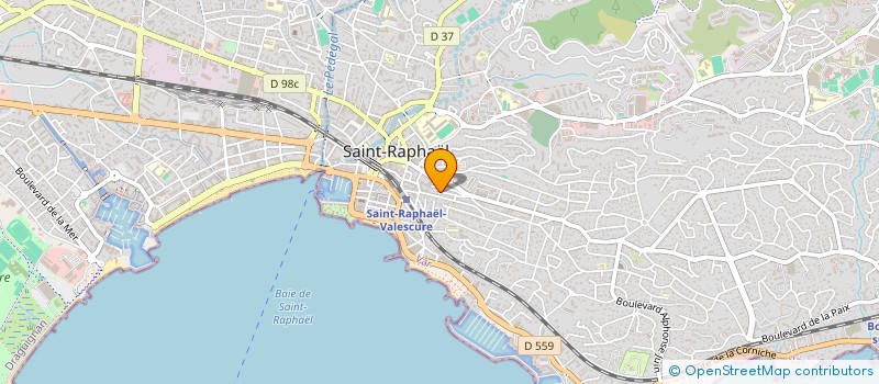 localisation de l'entreprise CLUB DE PLONGEE D'AGAY à SAINT-RAPHAEL
