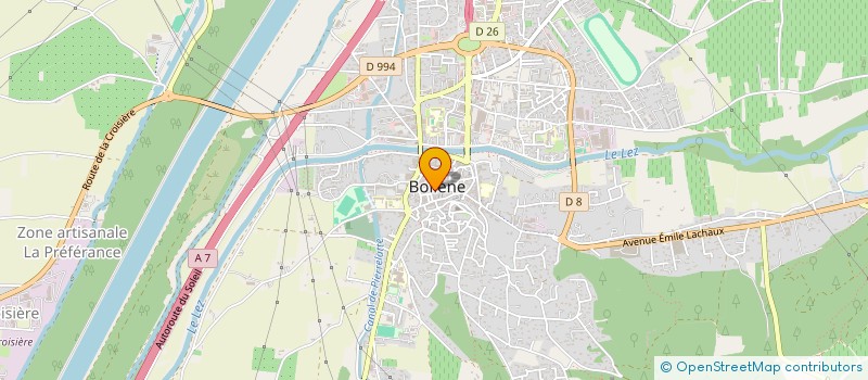 localisation de l'entreprise CLUB DE PLONGEE DE BOLLENE à BOLLENE