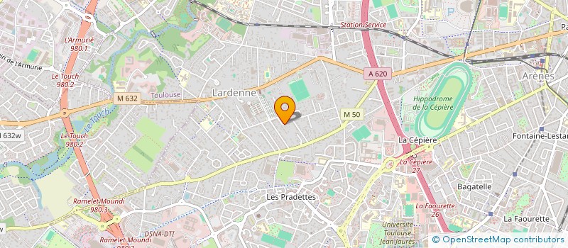 localisation de l'entreprise CLUB DE PLONGEE LES EPAVES à TOULOUSE