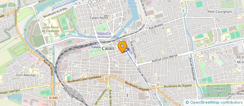localisation de l'entreprise CLUB DE PREVENTION JEUNES EN MARCHE à CALAIS