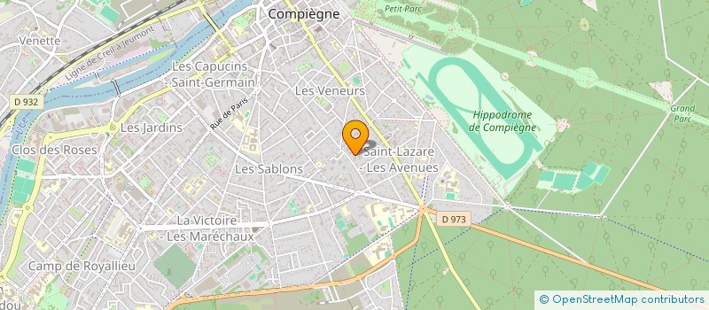 localisation de l'entreprise CLUB DE QI KONG DU VOL DE LA GRUE à COMPIEGNE