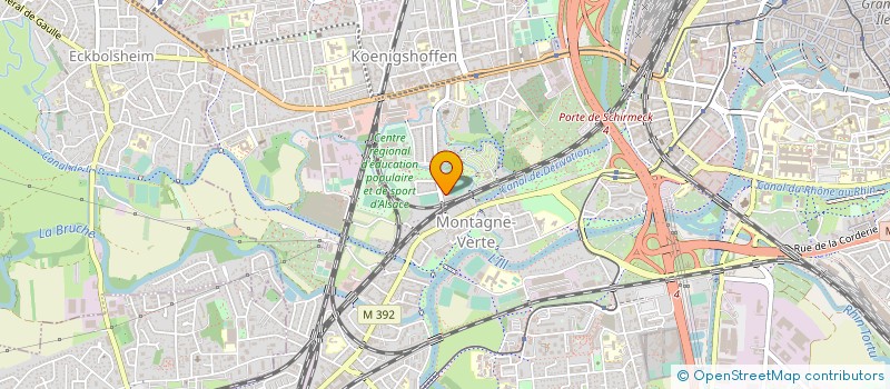 localisation de l'entreprise CLUB DE QUILLES LA PERLE à STRASBOURG