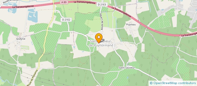 localisation de l'entreprise CLUB  DE RANDONNEE LES MARMOTTES  SAINT-SAUVEUR-DE-PUYNORMAND