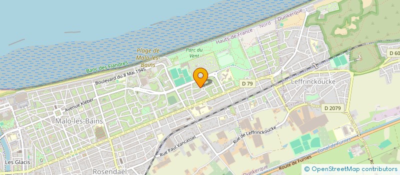 localisation de l'entreprise CLUB DE RELIURE DE DUNKERQUE à DUNKERQUE