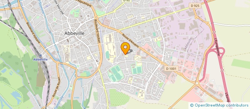 localisation de l'entreprise CLUB DE REMISE EN FORME à ABBEVILLE