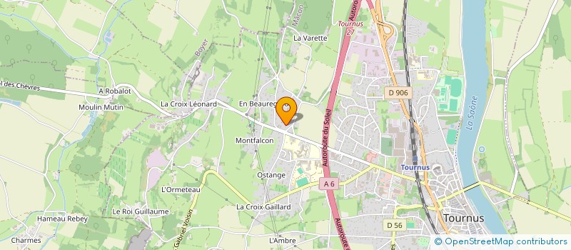 localisation de l'entreprise CLUB DE RETRAITE SPORTIVE DE TOURNUS (CRST)  TOURNUS