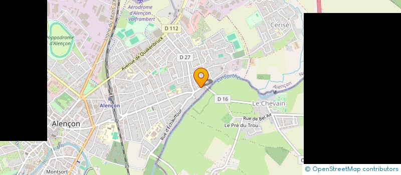localisation de l'entreprise CLUB DE RETRAITES DE COURTEILLE - ALENCON à ALENCON