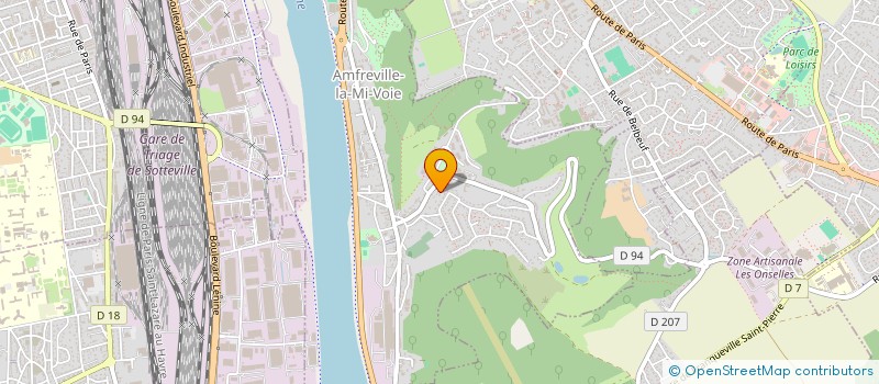 localisation de l'entreprise CLUB DE RETRAITES ET AMIS DES COMMUNAUX AMFREVILLAIS - CRACA  AMFREVILLE-LA-MI-VOIE