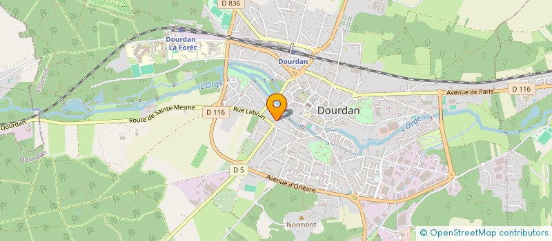 localisation de l'entreprise CLUB DE ROLLER IN LINE HOCKEY DE DOURDAN à DOURDAN
