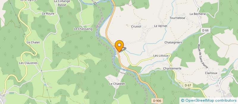 localisation de l'entreprise CLUB DE SAINT-LOUP  JOB